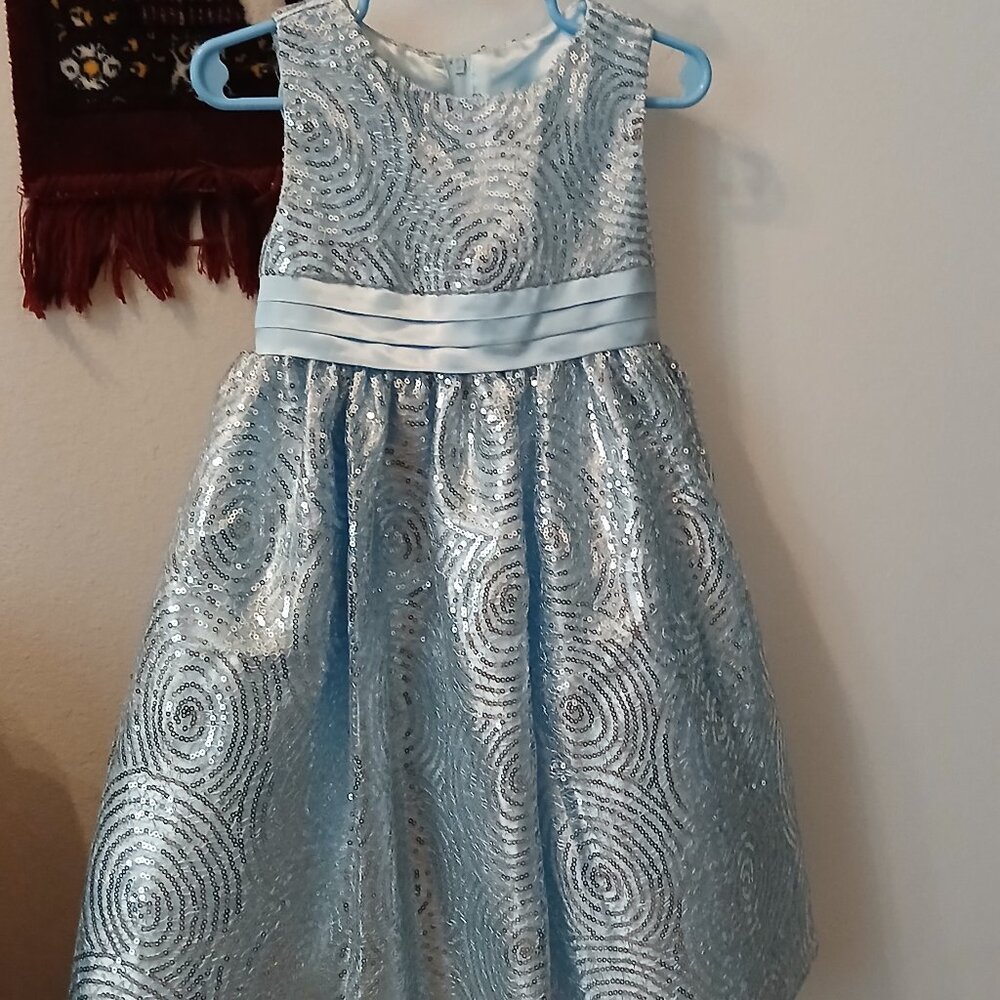 American Princess Blue Sequin Dress